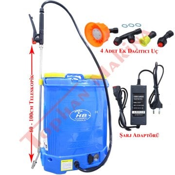 HB İlaçlama Pompası Şarjlı 16 Litre Sırt Tipi