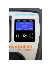 Hims 22kW 3 Faz 32A Tip 2 Soketli Elektrikli Araç Şarj İstasyonu