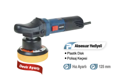 Protez PL125XP Orbital/Eksantrik Polisaj Makinası 125 mm  710W