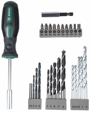 Bosch - 27 Parça Tornavidalı Vidalama ve Matkap Ucu Seti