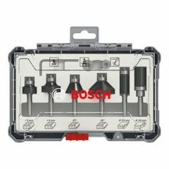 Bosch Pro Freze Seti 6'lı Karışık 6mm Şaftlı