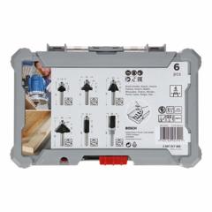 Bosch Pro Freze Seti 6'lı Karışık 6mm Şaftlı