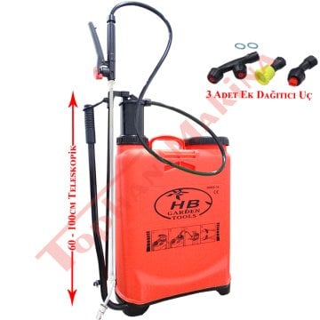 HB 3WBS-16 İlaçlama Pompası Mekanik 16 Litre Mavi