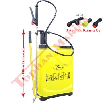 HB 3WBS-16 İlaçlama Pompası Mekanik 16 Litre Mavi