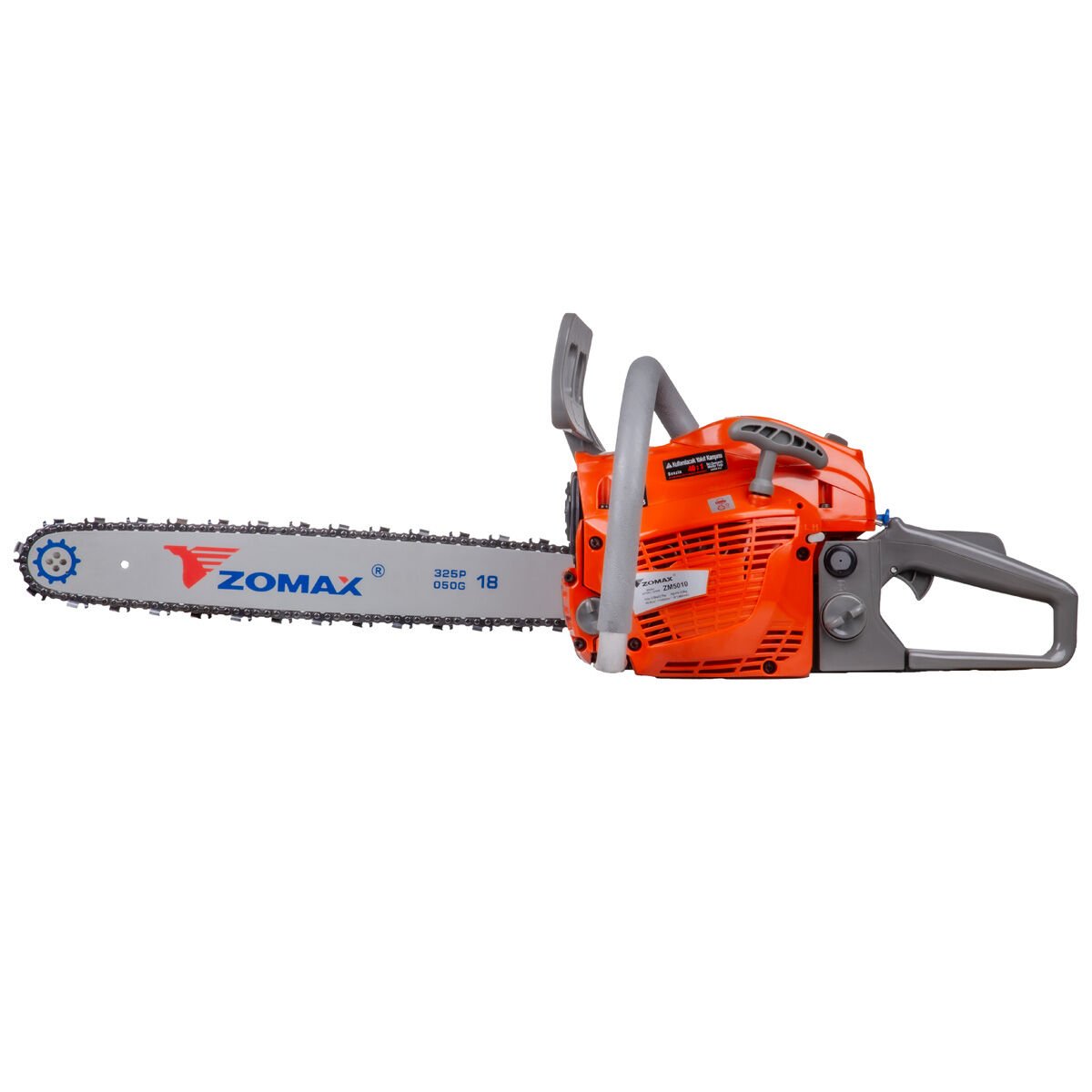 Zomax ZM5010-18  Euro5 Motorlu Testere Benzinli 2.7Hp 36Diş