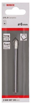 Bosch CYL-9 Ceramic Matkap Uç 6x80mm Seramik Fayans