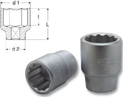 Altaş 13/8 mm 3/4'' Lokma  12 Köşe