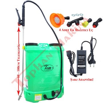 HB İlaçlama Pompası Şarjlı 16 Litre Sırt Tipi