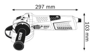 Bosch Professional GWS 13-125 CIE Avuç Taşlama Makinesi