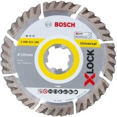 Bosch - X-LOCK - Standard Seri Genel Yapı Malzemeleri İçin Elmas Kesme Diski 125 mm