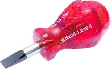 İzeltaş 4110 Düz Uçlu Topaç Tornavida Kraft 5.5x25mm