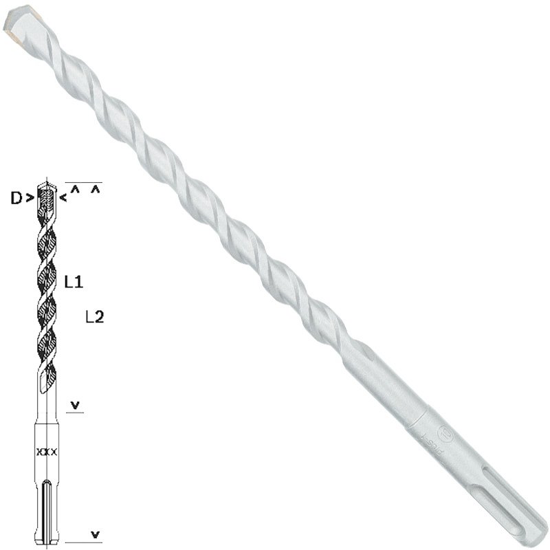 Bosch SDS-Plus-1 Matkap Uç 10x150x210mm Taş Beton