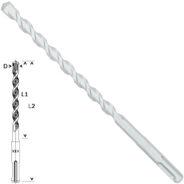 Bosch SDS-Plus-1 Matkap Uç 10x150x210mm Taş Beton