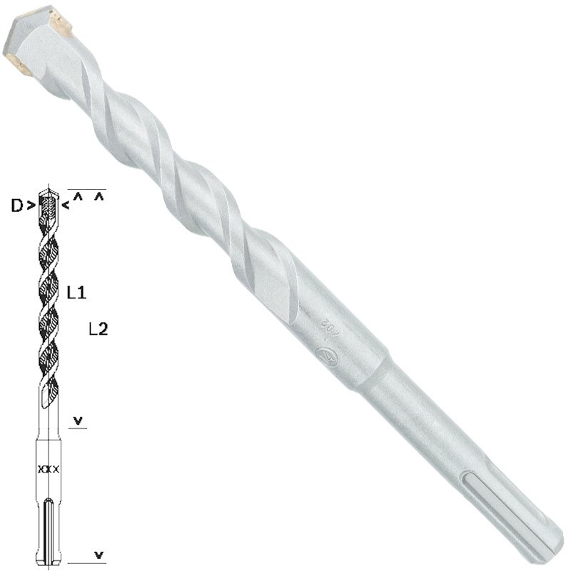 Bosch SDS-Plus-1 Matkap Uç 14x100x160mm Taş Metal