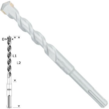 Bosch - Plus-1 Serisi, SDS-plus Kırıcı Delici Matkap Ucu 14*160 mm