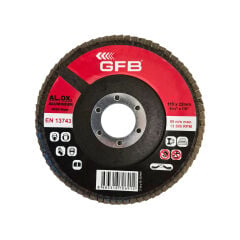 GFB Flap Disk Zımpara 115 x 22 mm A120 Kum - 10'lu Paket
