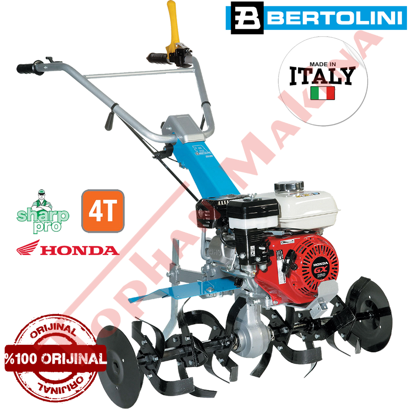 Bertolini 215 GX200 Honda Motorlu Benzinli Çapa Makinası 6.5Hp