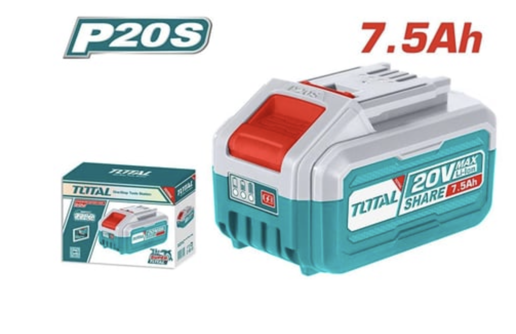 TOTAL 7.5 Ah 20V Li-Ion Batarya - TFBLI2075