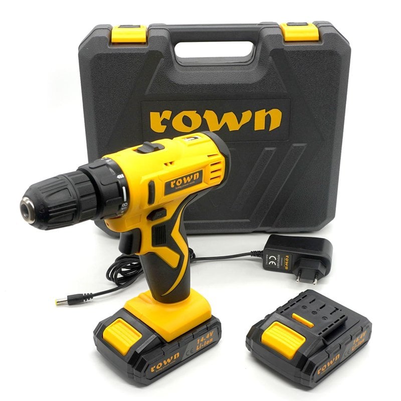 Rown RN6014 Çift Akülü Vidalama 14.4V 1.3Ah