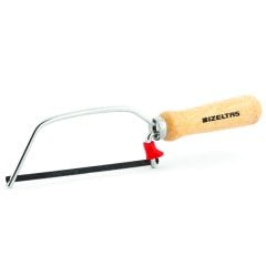 İzeltaş 05895 Kıl Testere Kolu Ağaç Saplı 15cm