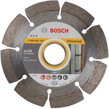 Bosch Universal Kesme Diski Elmas 115mm Taş Beton