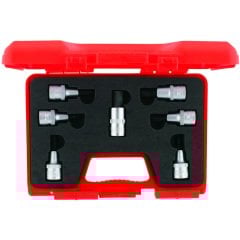 İzeltaş 1113 Lokmalı Allen Uç Takımı 1/2'' 60mm 7 Parça