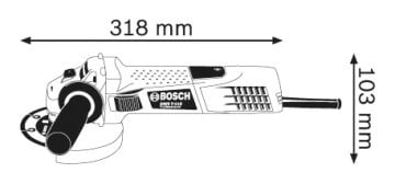 Bosch Professional GWS 7-115 Avuç Taşlama Makinesi