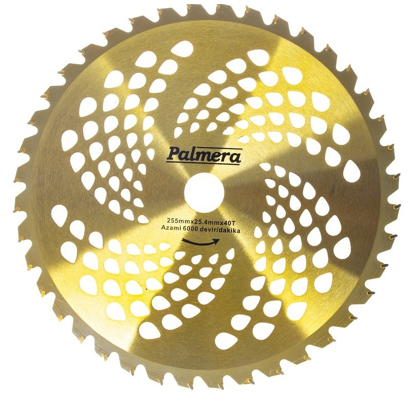 Palmera PA25540T Tırpan Bıçağı 255mm 40Diş Sarı