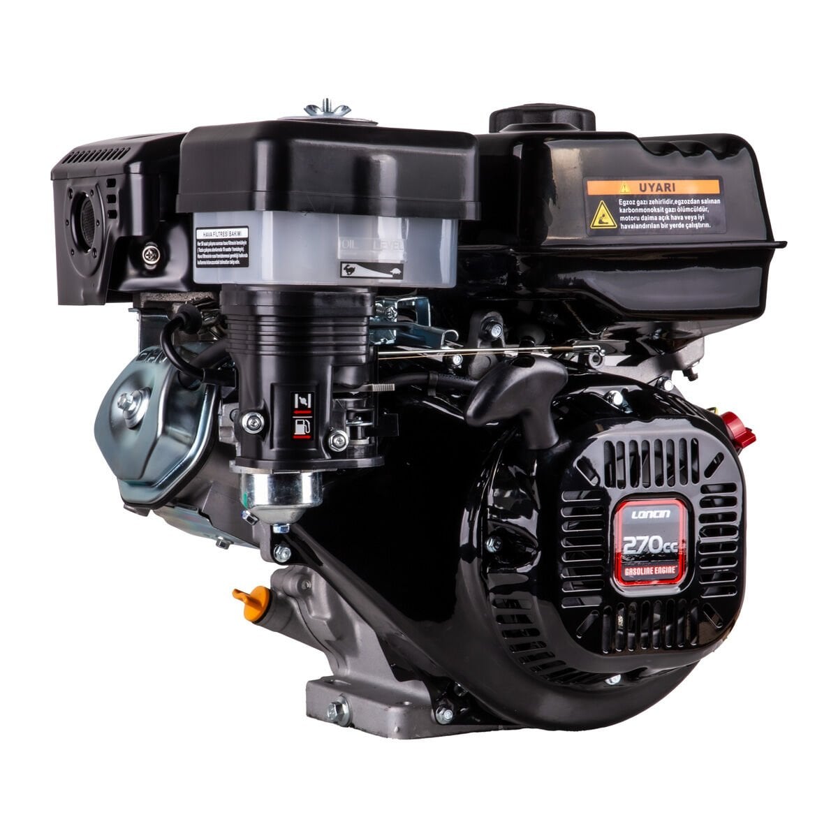 LONCIN G270F-O EUR5 BENZİNLİ MOTOR 9HP İPLİ