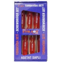 Stilson 120606 Asetat Saplı Tornavida Seti 7 Parça