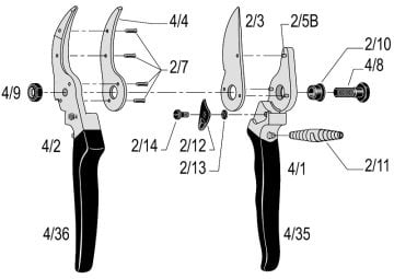 Felco 4 Budama Makası 21cm Sağ By-Pass
