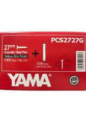 Yama PCS2727G Gazlı Tabanca Beton Çivisi 27MM 1000 Adet + Gaz