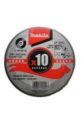 MAKİTA 10 LU İNOX KESME SETİ 125x1.2 mm Düz Flex