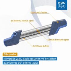 PFERD CS-X Motorlu Testere Zincir Bileme Aleti - 5.5 mm (.404'' Zincir Adımı)