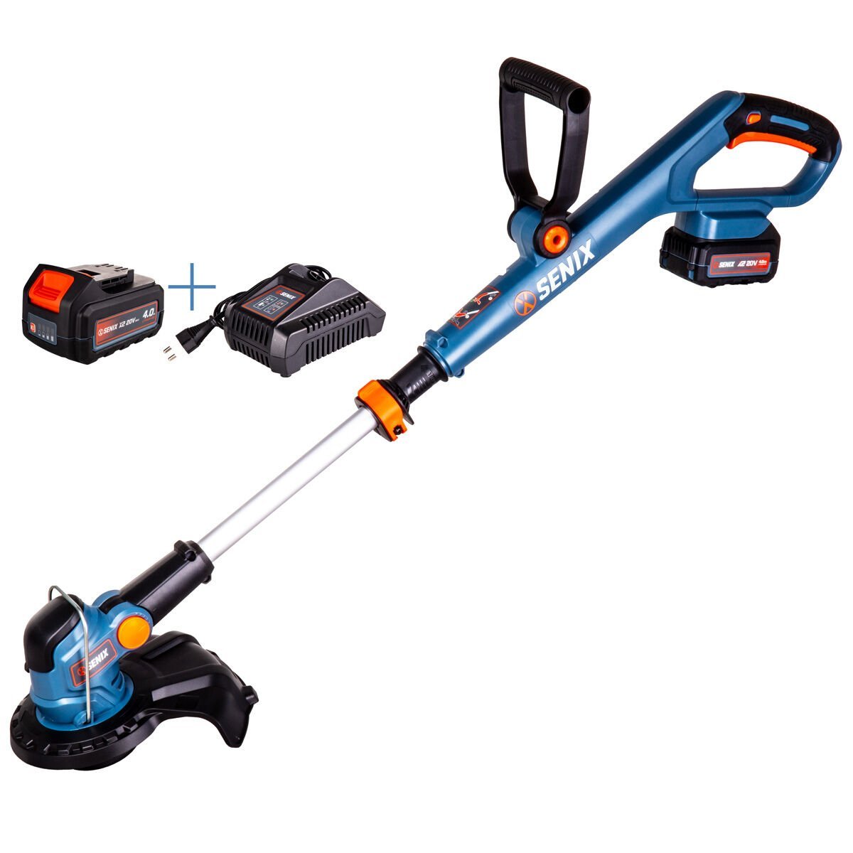 Senix GTX2-M-EU Akülü Kenar Kesme 4.0 Ah