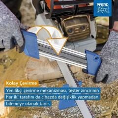 PFERD CS-X Motorlu Testere Zincir Bileme Aleti - 4.8 mm (.325'' Zincir Adımı)