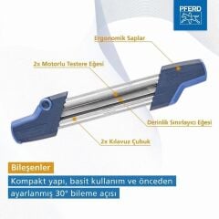 PFERD CS-X Motorlu Testere Zincir Bileme Aleti - 4.8 mm (.325'' Zincir Adımı)