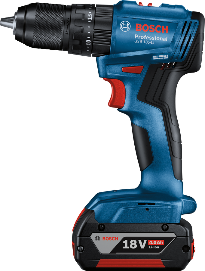 Bosch Professional GSB 185 LI Akülü Darbeli Delme Vidalama Mak.2 x 2.0 Ah; Case