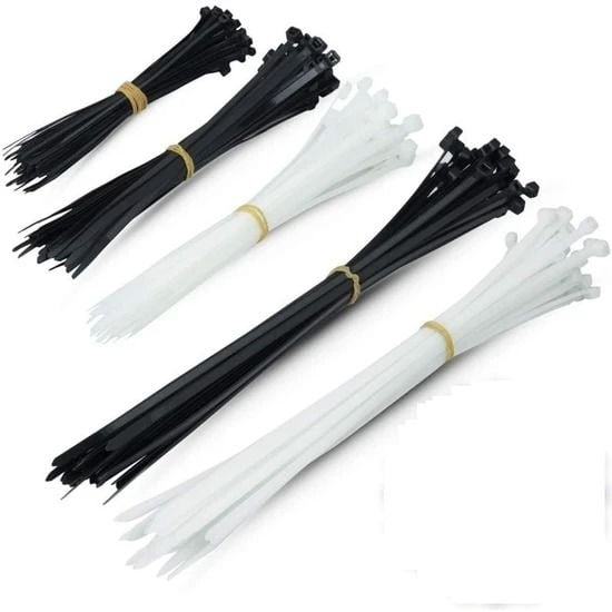 Zenith 2.5 x 200 mm Kablo Bağı & Plastik Cırt Kelepçe Beyaz Paket (100ADET)