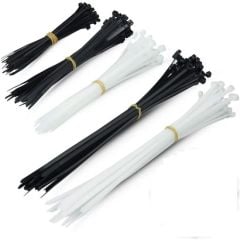 Zenith 2.5 x 200 mm Kablo Bağı & Plastik Cırt Kelepçe Beyaz Paket (100ADET)