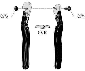 Felco CDO Tel Kesme Makası Komando 19.5cm