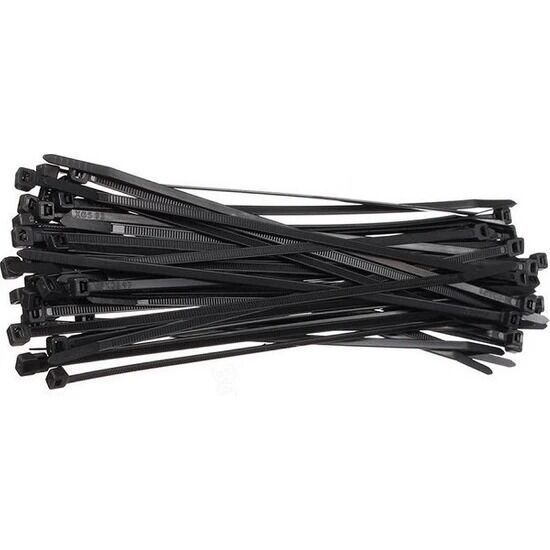 Zenith Kablo Bağı & Plastik Kelepçe & Cırt Kelepçe 4.8 x 380 mm Siyah100 Adet