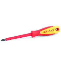 İzeltaş 4145 Yıldız Tornavida 1000V İzoleli Elektrikçi Ph0 3x60mm