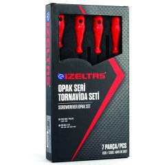 İzeltaş 4300 Tornavida Seti Opak Seri 7 Parça