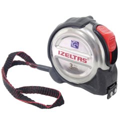 İzeltaş 5883 Şerit Metre Eko 3 Metre 16mm - Krom