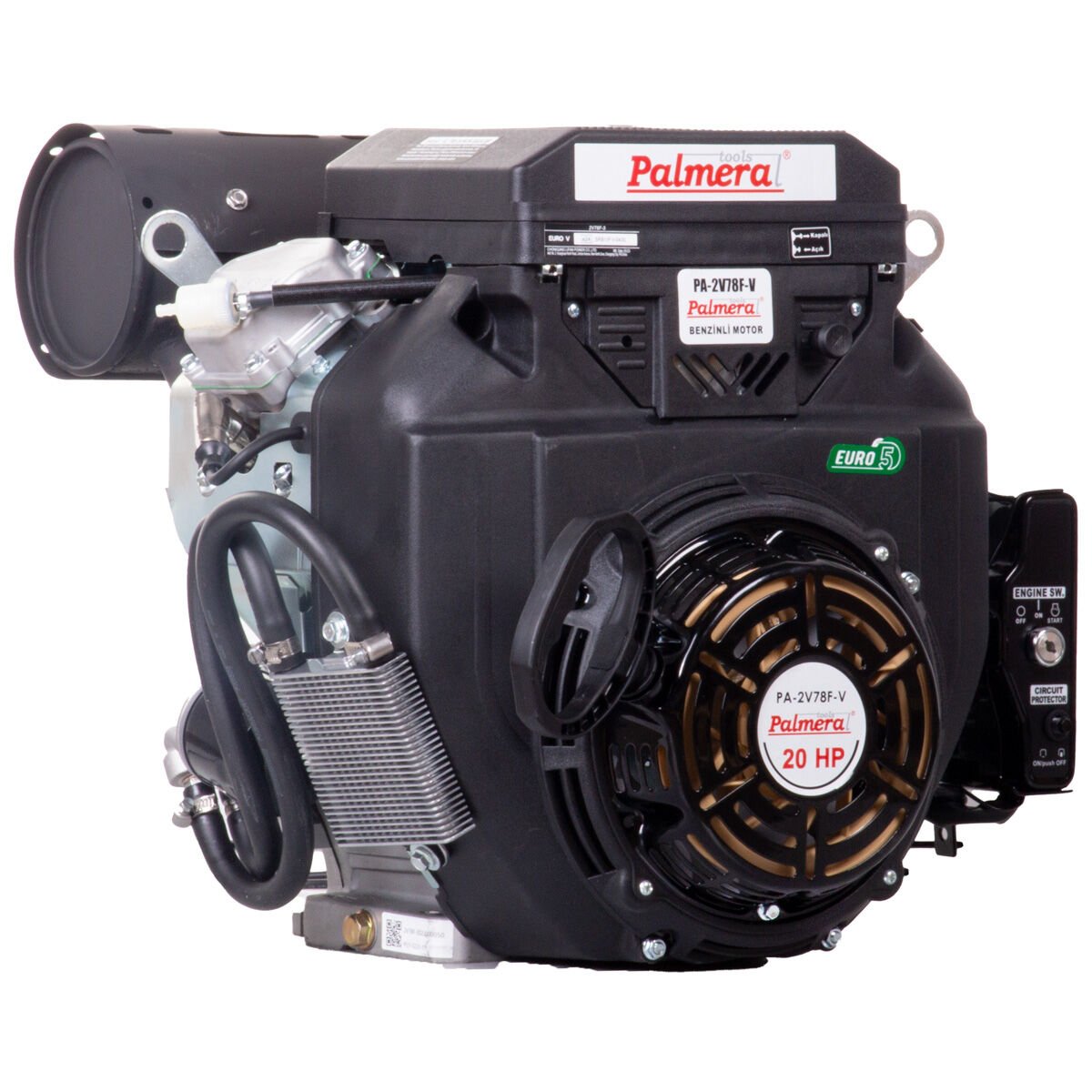 Palmera PA-2V78F-Q Benzinli Motor 20 HP EUR5 Kamalı Tip 688CC