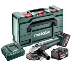 Metabo W 18 L 9-125 / 4.0 Çift Akülü Taşlama Li-ion 18V 4.0Ah