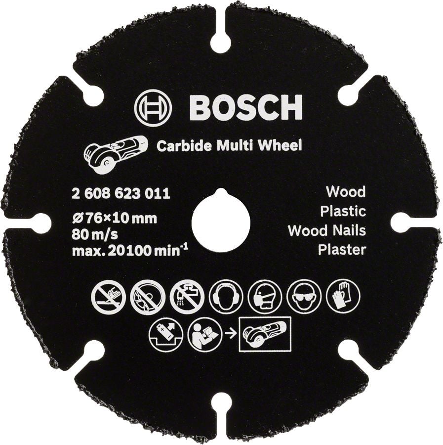 Bosch - Carbide Multi Wheel 76 mm (Çok Amaçlı Kesici)