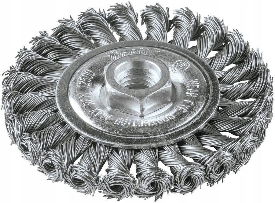 Makita D-29561 Gri Burma Telli Daire Fırça M14 Vidalı 115mm