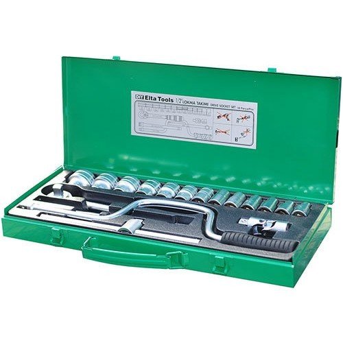 Elta 1115 Lokma Anahtar Takımı Altı Köşe 1/2'' 18 Parça